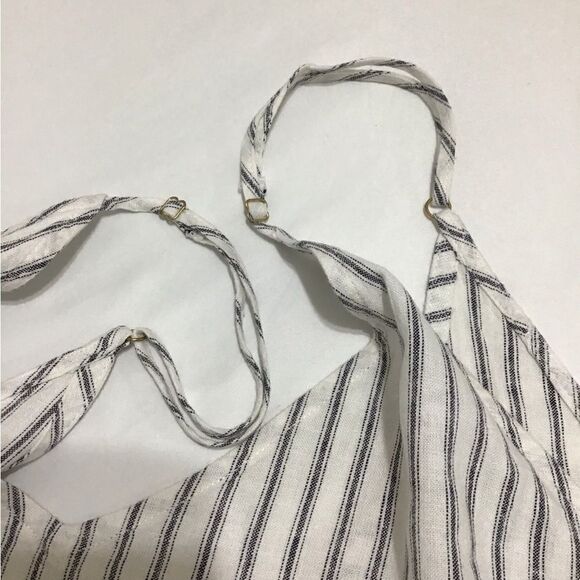 WeWoreWhat White Linen Maxi Dress New Size Large - Picture 10 of 13